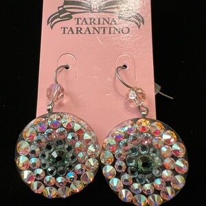 Tarina Tarantino Mandala Aurora Swarovski Crystal earrings